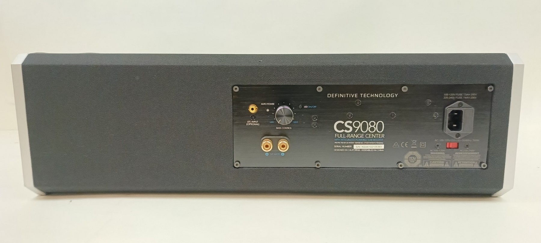 Definitive Technology CS-9080 Center Channel Speaker Read No