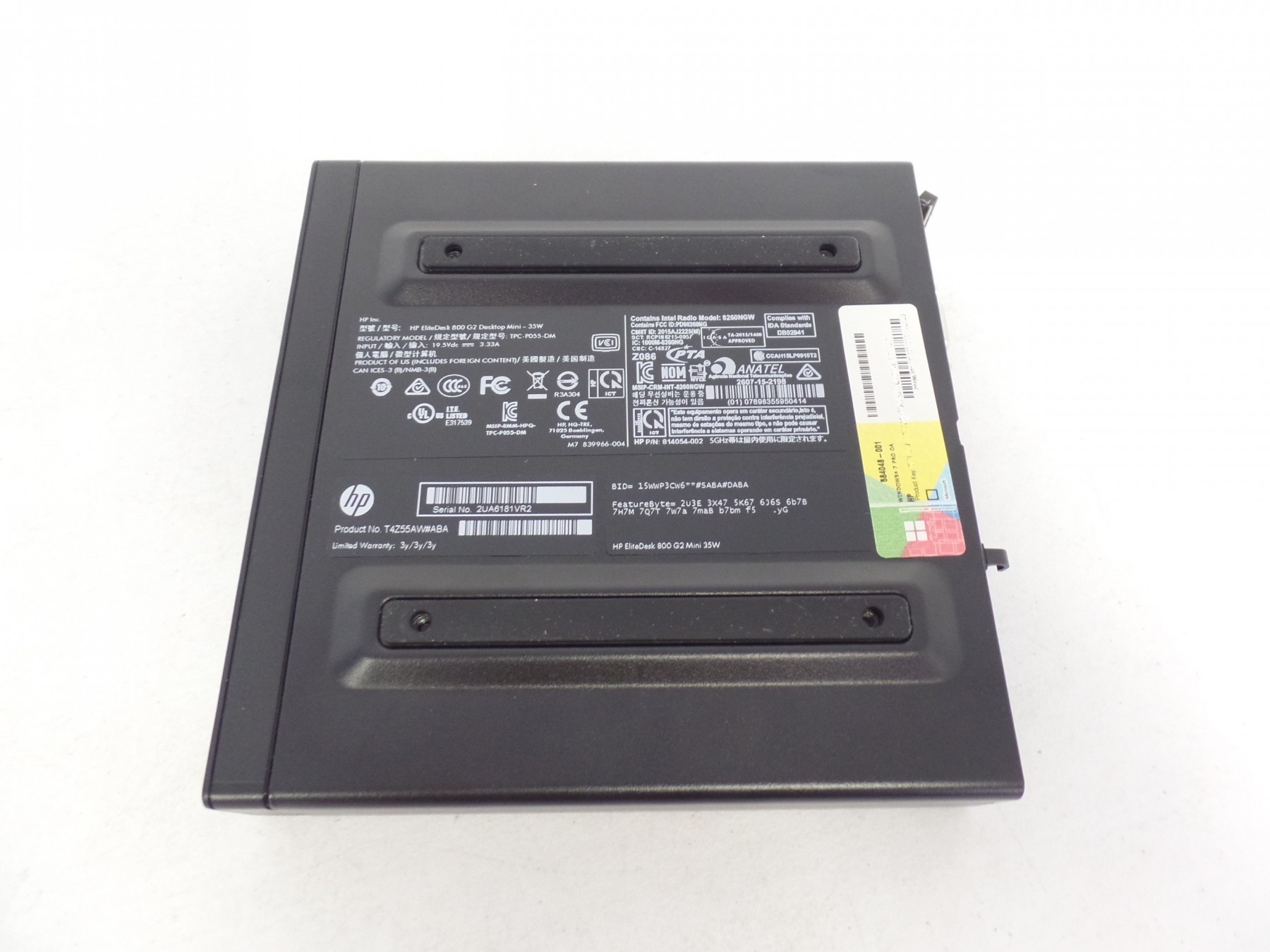 HP EliteDesk 800 G2 DM 35W i5-6500T 2.5GHz 4GB 500GB W7P ...