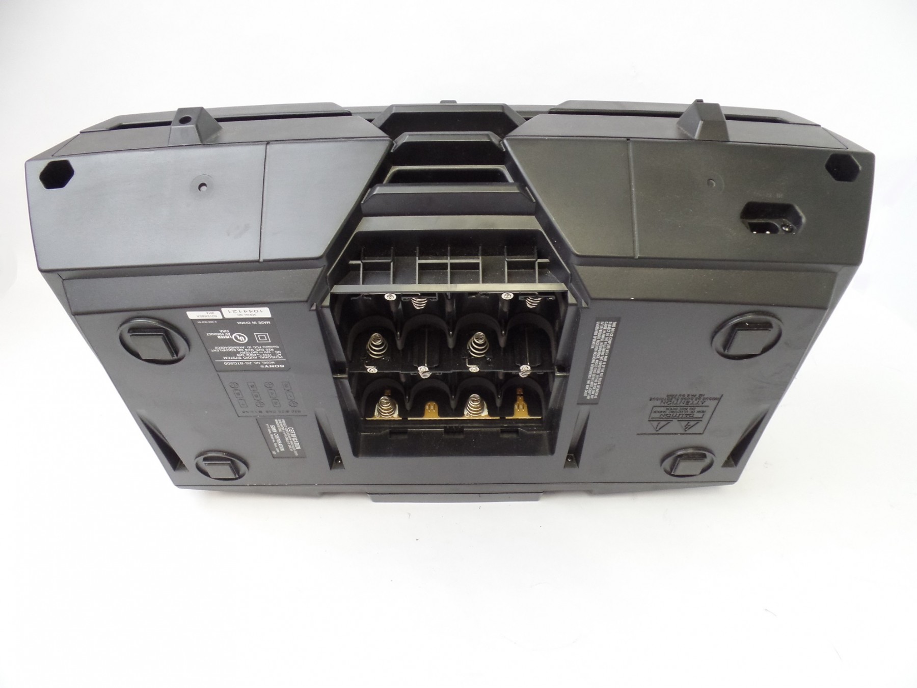 Sony Zs Btg900 Portable Nfc Bluetooth Wireless Boombox Speaker System For Parts