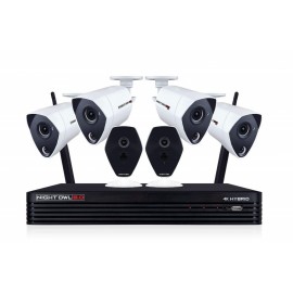 Night Owl 4K Ultra HD Hybrid DVR Wired Security System 1TB HDD 4+2 cameras OB