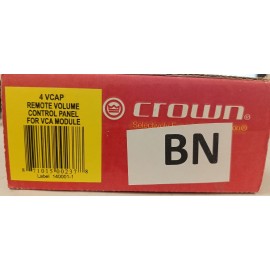 Crown Two-gang 4 VCAP Remote Volume Control Panel for VCA Module - BN
