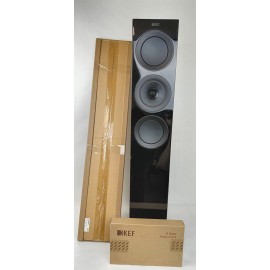 KEF R5 Series Passive 3-Way Floor Speaker (Each) - Black Gloss - U