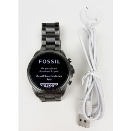 Fossil - Gen 6 Smartwatch 44mm Stainless Steel - Smoke - U