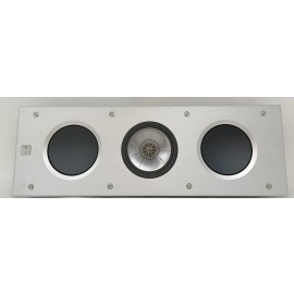KEF CI3160RL THX Dual 6.5" Passive 3-Way In-Wall Speaker (Each) - with grille -U