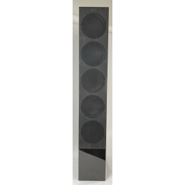KEF R11 Floorstanding Loudspeaker with Grille (Each) Gloss Black - Read - 5N41