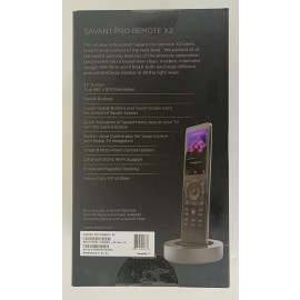 Savant Pro X2 REM-4000SG-00 Space Gray Remote Control With Base - BN