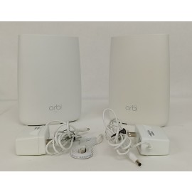 NETGEAR - Orbi AC3000 Tri-Band Mesh Wi-Fi System (2-pack)RBK50 - White