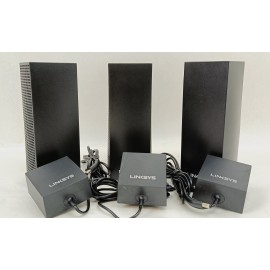  Linksys Velop AC2200 Tri-Band Mesh Wi-Fi 5 System (3 Pack) WHW0303B Black - U
