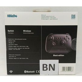 8BitDo Ultimate Bluetooth Controller for Nintento Switch Windows Black 80NA02 BN