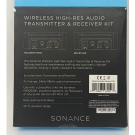 Sonance - MS WIRELESS KIT - Wireless Transmitter and Receiver Kit  - Black-BN