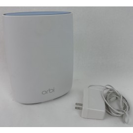 NETGEAR Orbi AC3000 Mesh Tri-Band Wi-Fi Router RBR50-100NAS - White