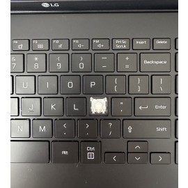 LG Gram 17ZB90R 17" 2560x1600 i7-1360P 16GB 512GB SSD W11H Laptop Missing Key
