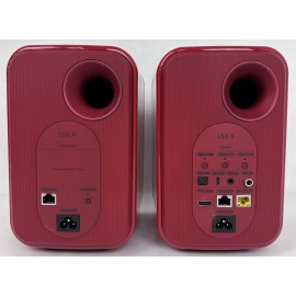 KEF LSXII Wireless Bookshelf 2 Speakers (Pair) Red U