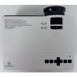 Vankyo Leisure 3W Wireless Mini Projector - White U