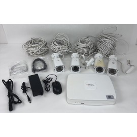 Q-SEE QC858 8Ch 2TB 1080P HD Security System with 4x POE Cameras + wires