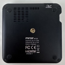 Miroir Micro Pro Projector M125 480p DLP LED Portable Projector Black U