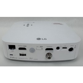 LG PF50KA 1080p Wireless Smart DLP Portable Projector White - 172 Hours