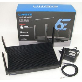 Linksys Hydra Pro AXE6600 Wi-Fi 6E Tri-Band Router MR7500 - Black