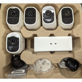 Arlo Pro 2 Security System Bundle - 5 Pack Camera VCS4500C-100NAS - used