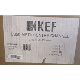 KEF LS50c META Centre Channel Speaker SP4036HA Titanium Grey - BN