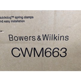 Bowers & Wilkins Architectural Monitor 5" 100W 2-Way Loudspeaker CWM663 (Each)