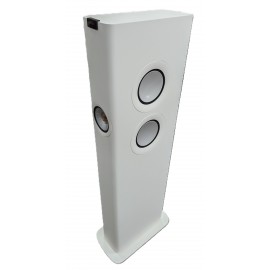 KEF LS60 Wireless Floorstanding Speakers (Pair) - White - OB