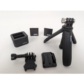 GoPro Hero8/9/10/11/12 Accessory Kit - 2x Battery, Dual charger, Mount, Tripod