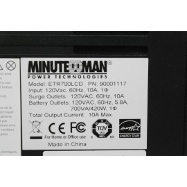 Minuteman Entrust ETR700LCD UPS
