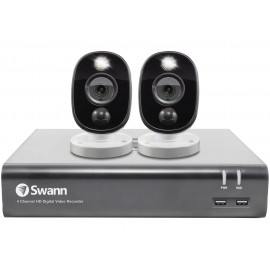 Swann SWDVK-445802WL-CA 4ch 1080p FHD DVR 1TB HDD Security System + 2 Cameras