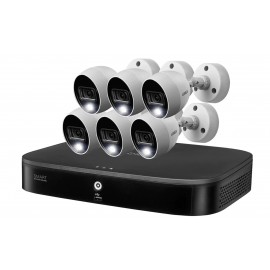 Lorex Security System with 6x Active Deterrence 4K Cameras 2TB DVR TD861828D6-E