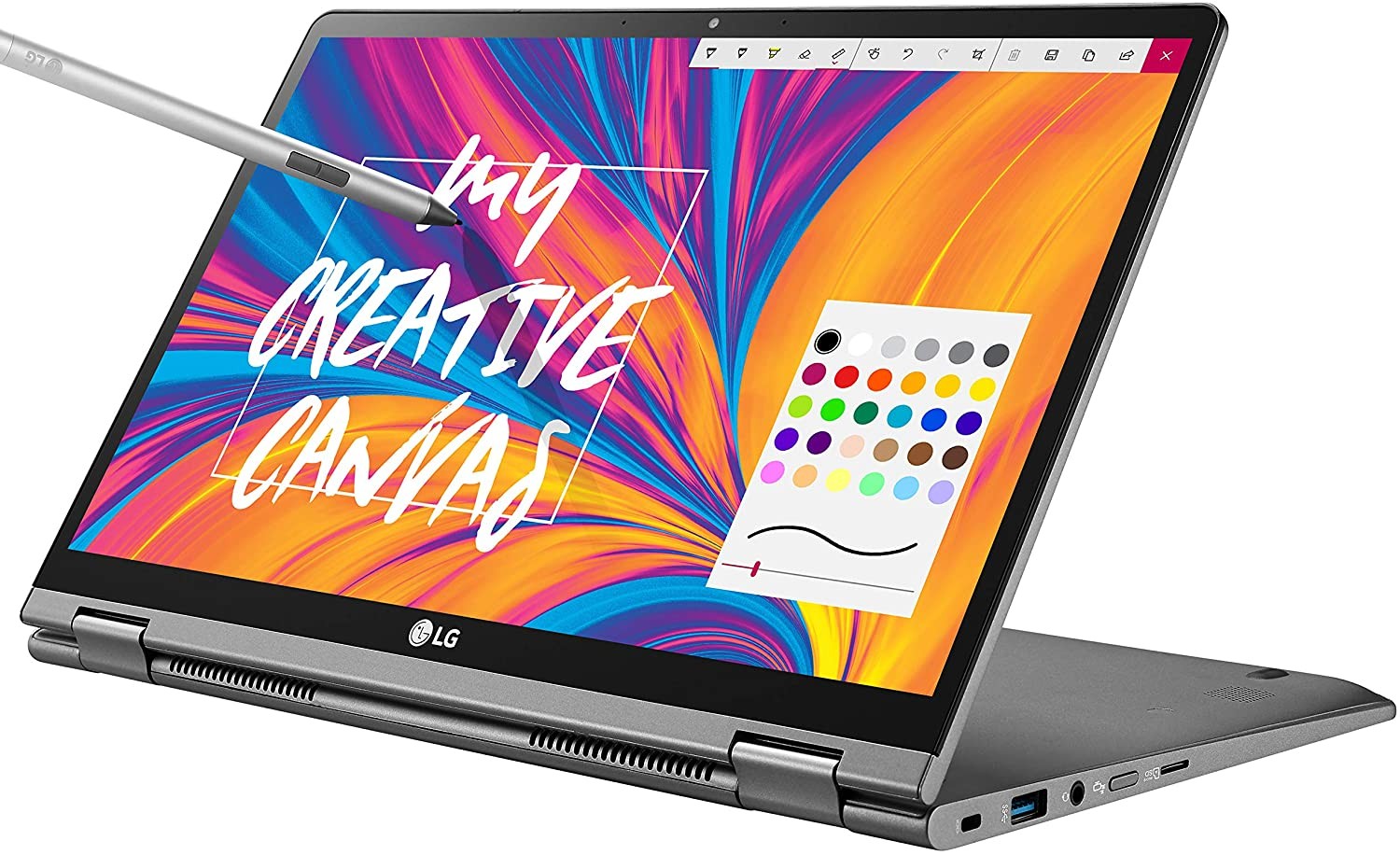 LG Gram 14" FHD Touch i7-8565U 1.8GHz 16GB 512GB SSD W10H 2in1 Laptop +Wacom Pen
