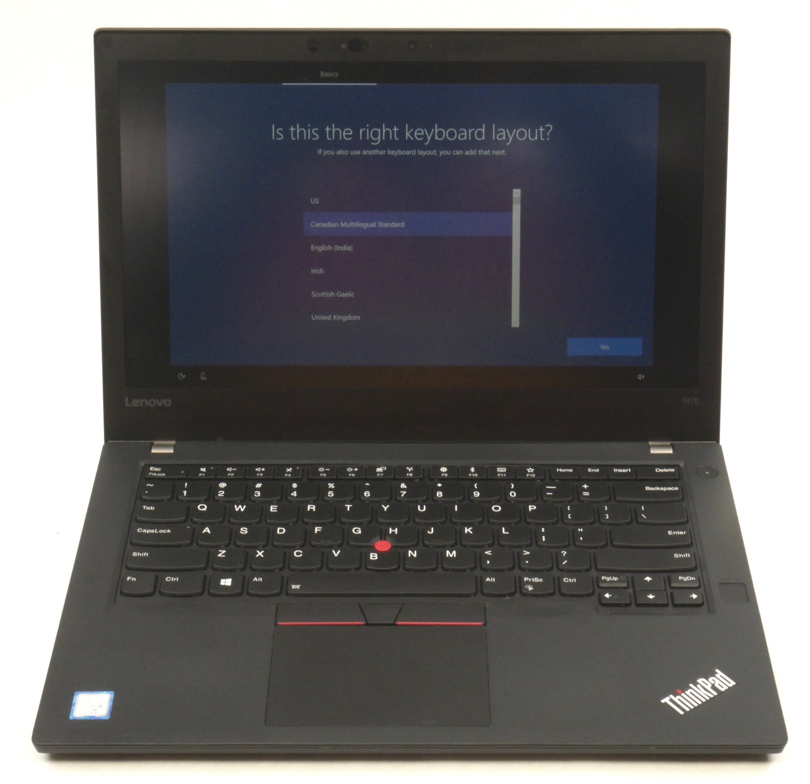 Lenovo ThinkPad T470 14" FHD Touch i7-6600U 2.6GHz 16GB 512GB W10P Laptop