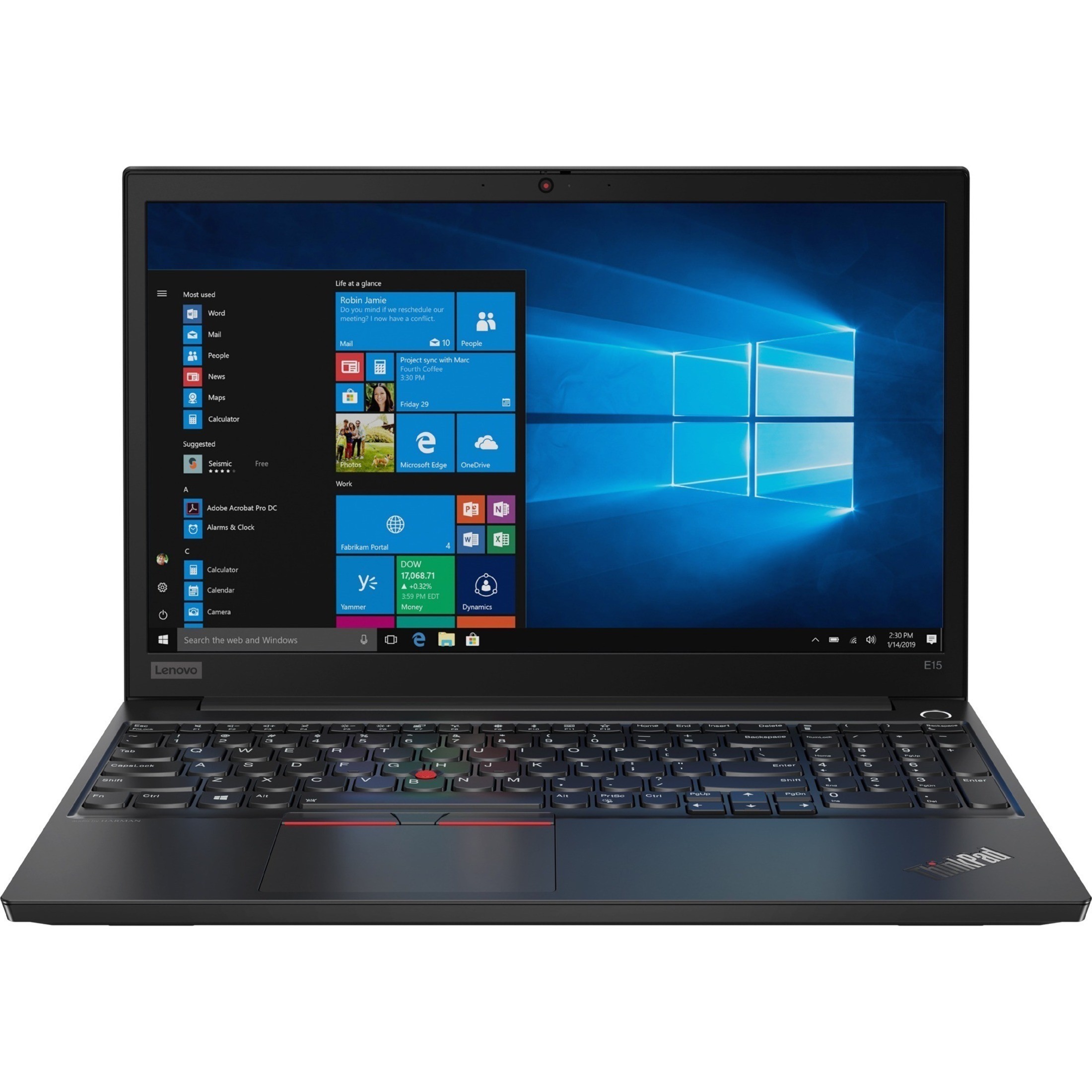 Lenovo ThinkPad E15 15.6" FHD IPS i7-10510U 1.8GHz 4GB 256GB SSD W10P Laptop R