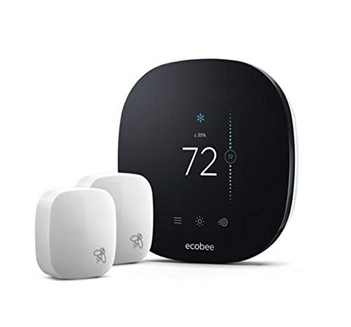 ecobee 3 lite Smart Thermostat w/ 2 Room Sensors EB-STATE3LTVP-01 - OB