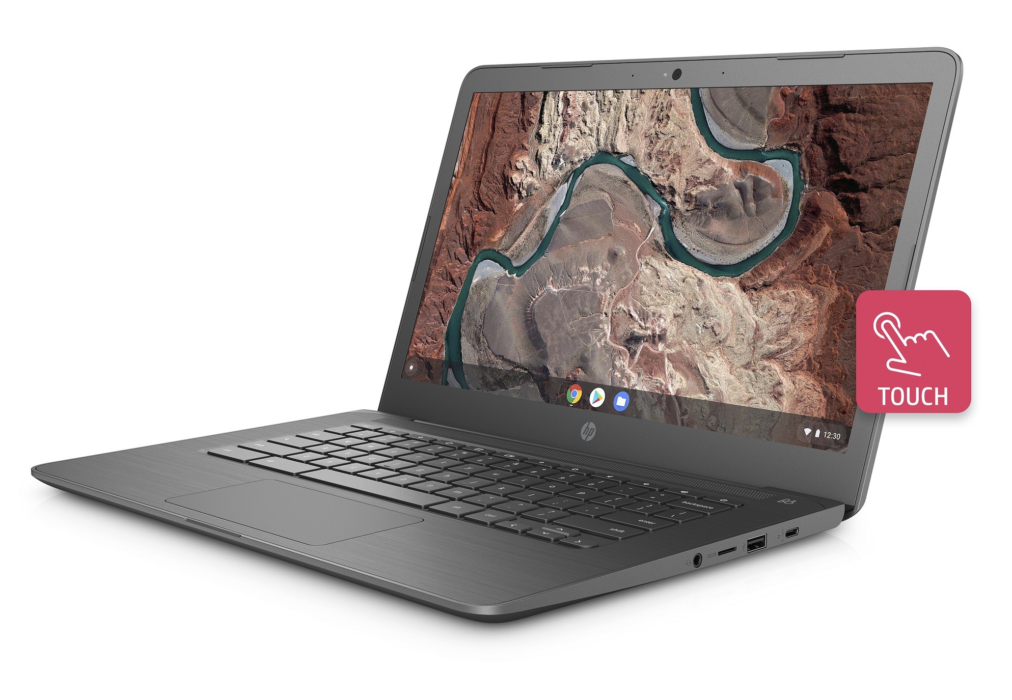 HP Chromebook 14-db0060nr 14" HD Touch AMD Dual-Core A4-9120C 4GB 32GB Laptop