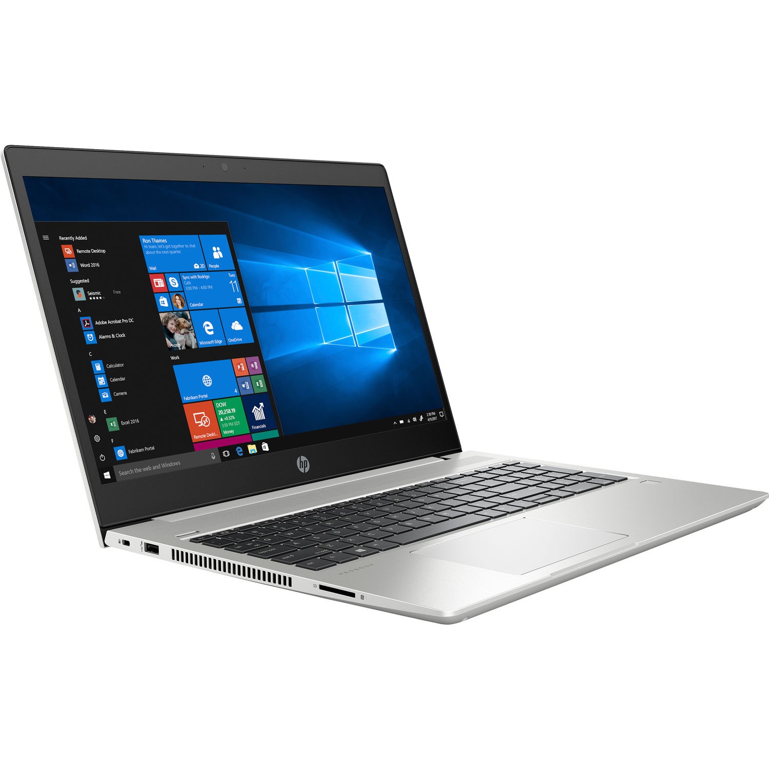 HP ProBook 450 G6 15.6" HD i3-8145U 2.1GHz 4GB 500GB HDD W10P Laptop BN