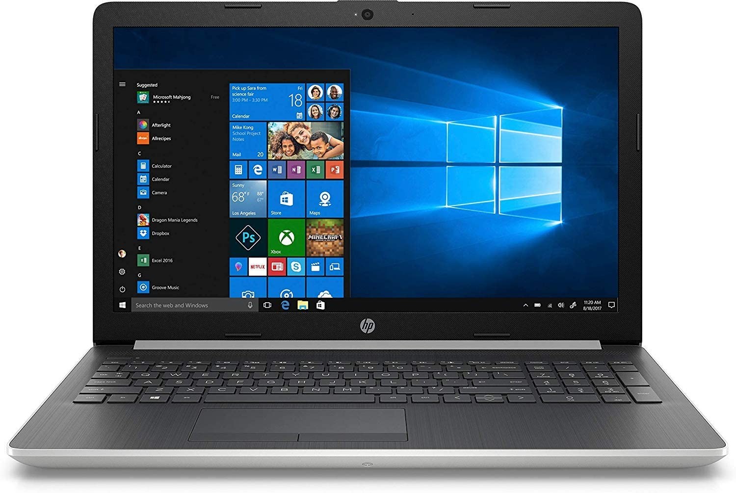 HP 17-by2075cl 17.3" HD+ TouchScreen i5-10210U 1.6GHz 12GB 1TB HDD W10H Laptop