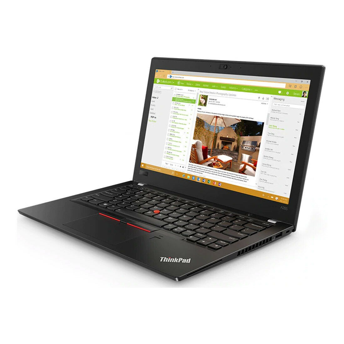 Lenovo ThinkPad A285 12.5" FHD Touch Ryzen 5 Pro 2500U 2GHz 8GB 512GB SSD W10P