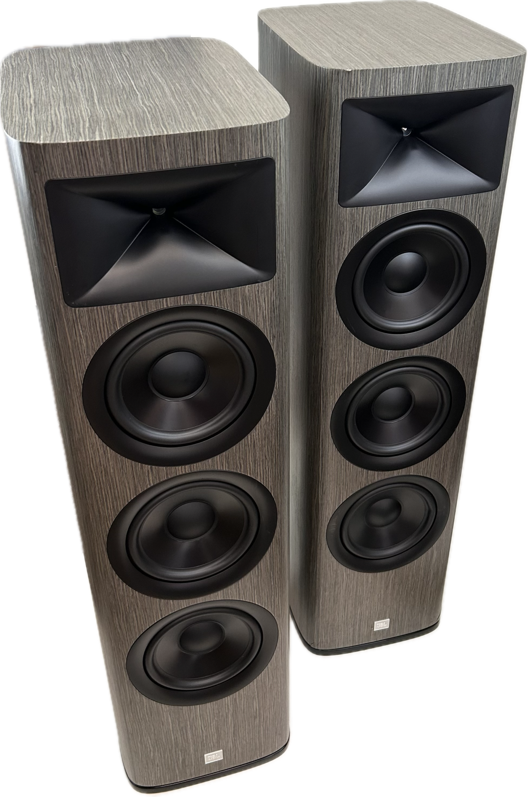 Read: JBL HDI-3800 Triple 8" 2-1/2 way Floorstanding Speakers (Pair) Gray Oak -U
