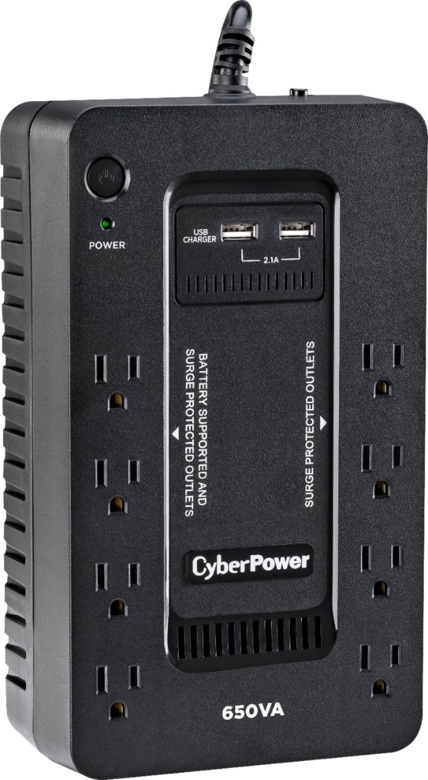 CyberPower SX650U Battery Backup with Surge Protection 650 VA 360 Watts