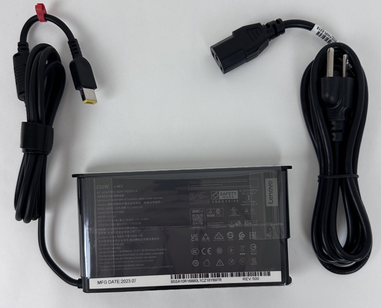 Lenovo AC Power Supply Charger Adapter SA10R16889 230W 02DL143 New Style BN