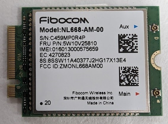 FIBOCOM NL668-AM-00 LTE CAT4 North America FDD WCDMA WWAN Module