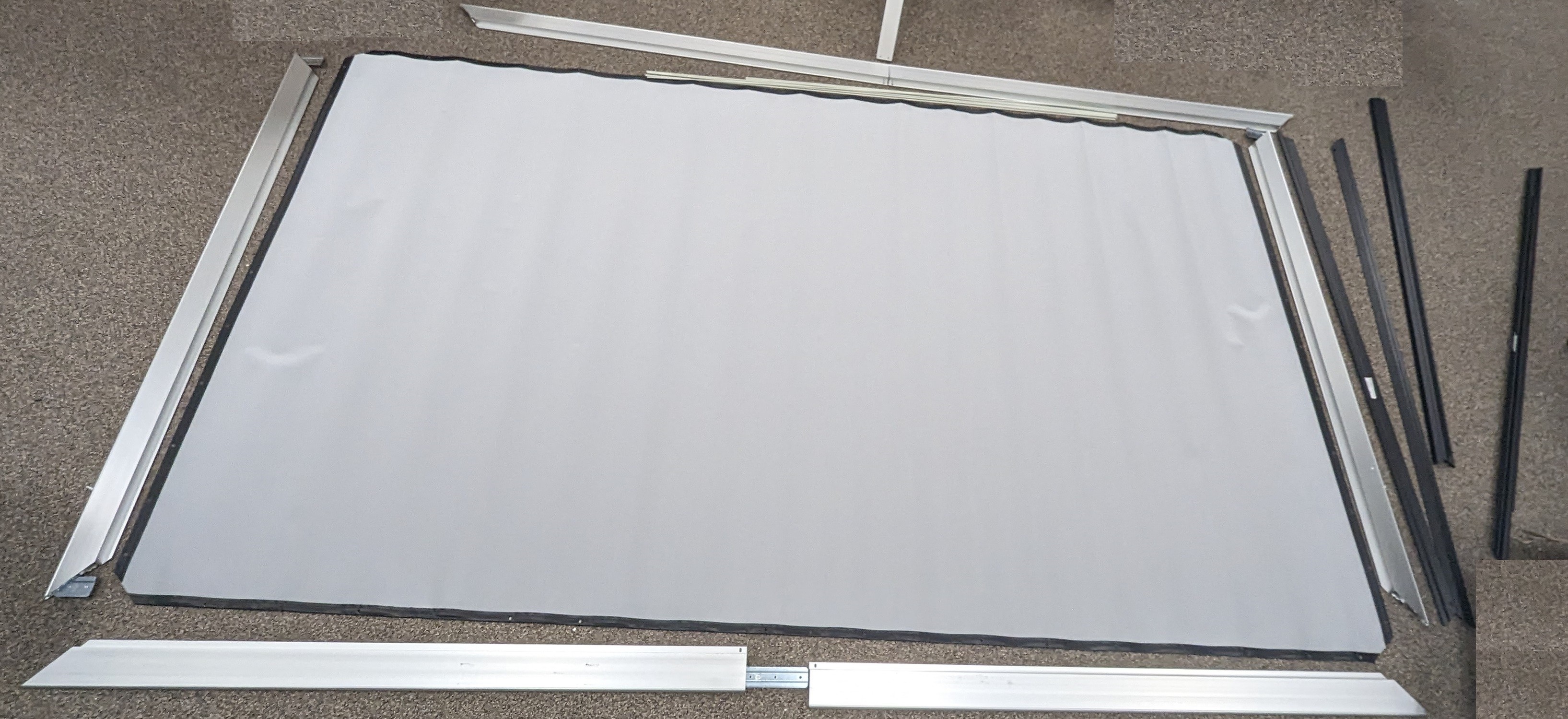 AWOL Vision ALR C-120 120" ALR Cinematic Projector Screen - Read - Missing parts