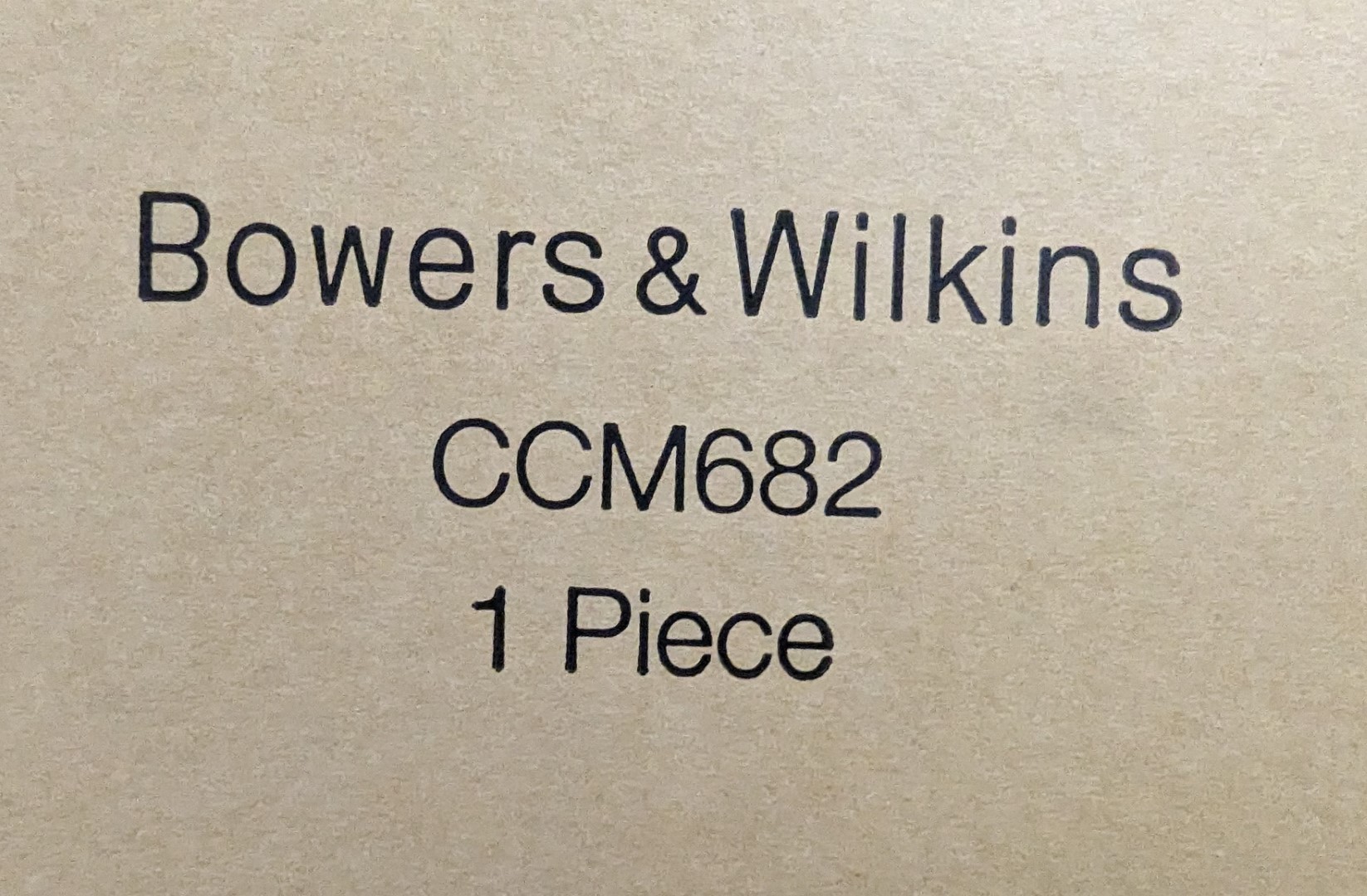 Bowers & Wilkins 8" 2-Way In-Ceiling Speaker (Each) White/Black CCM682 BN