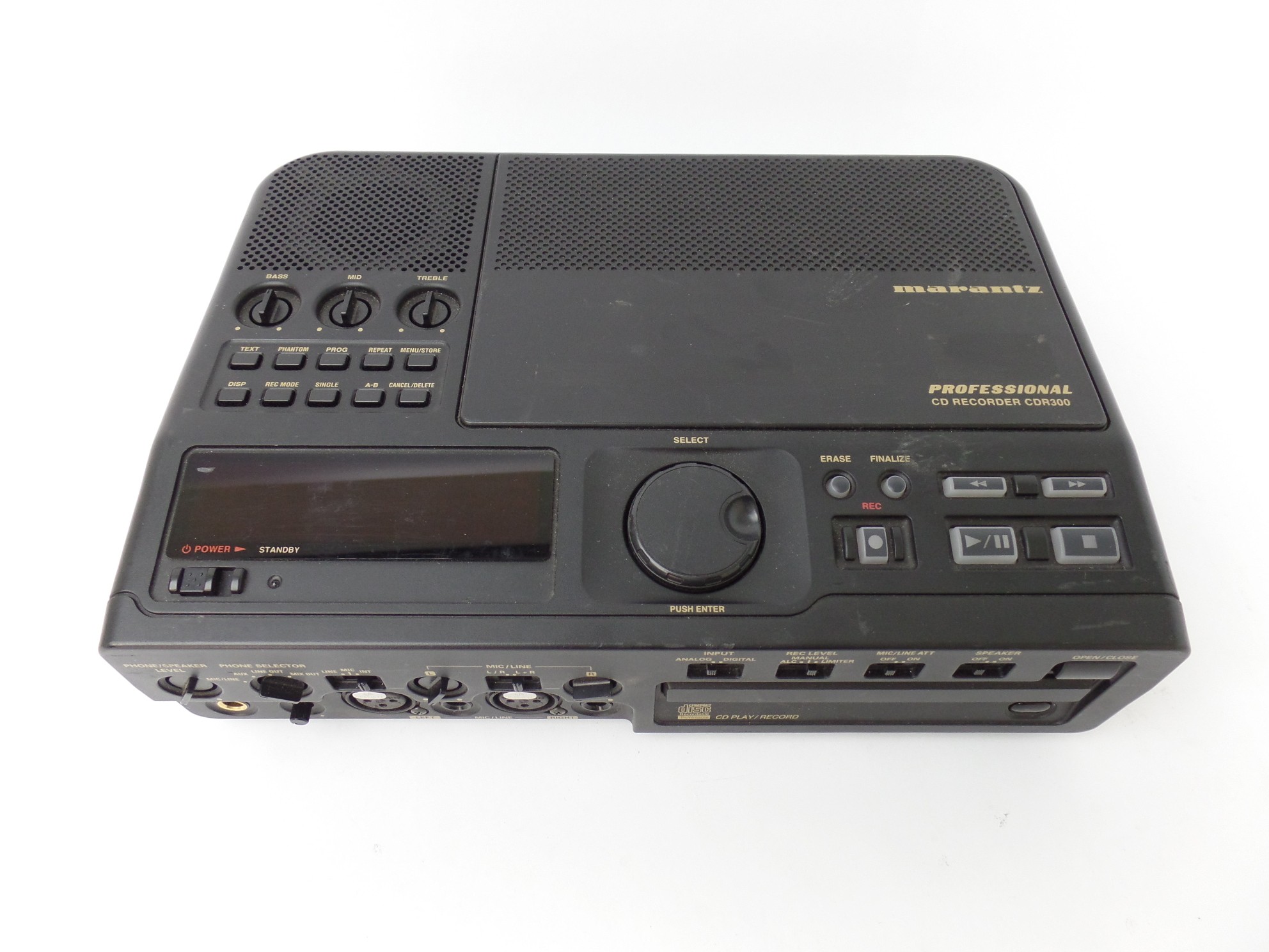 Marantz CDR300/U1B Professional CD Recorder Does Not Read Disc For Parts