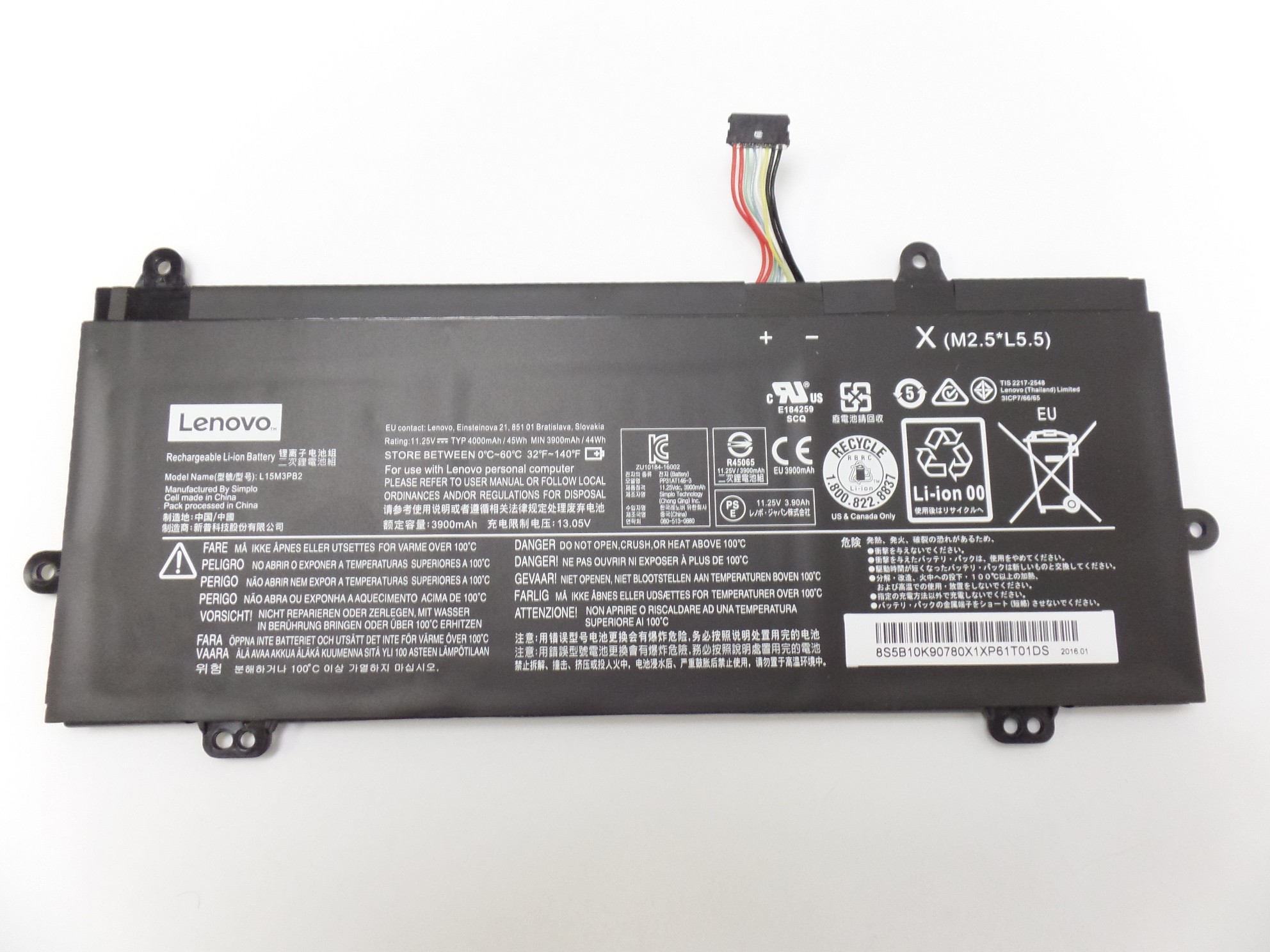 OEM Genuine Battery L15M3PB2 L15C3PB0 for Lenovo Winbook N22 80S6 Series