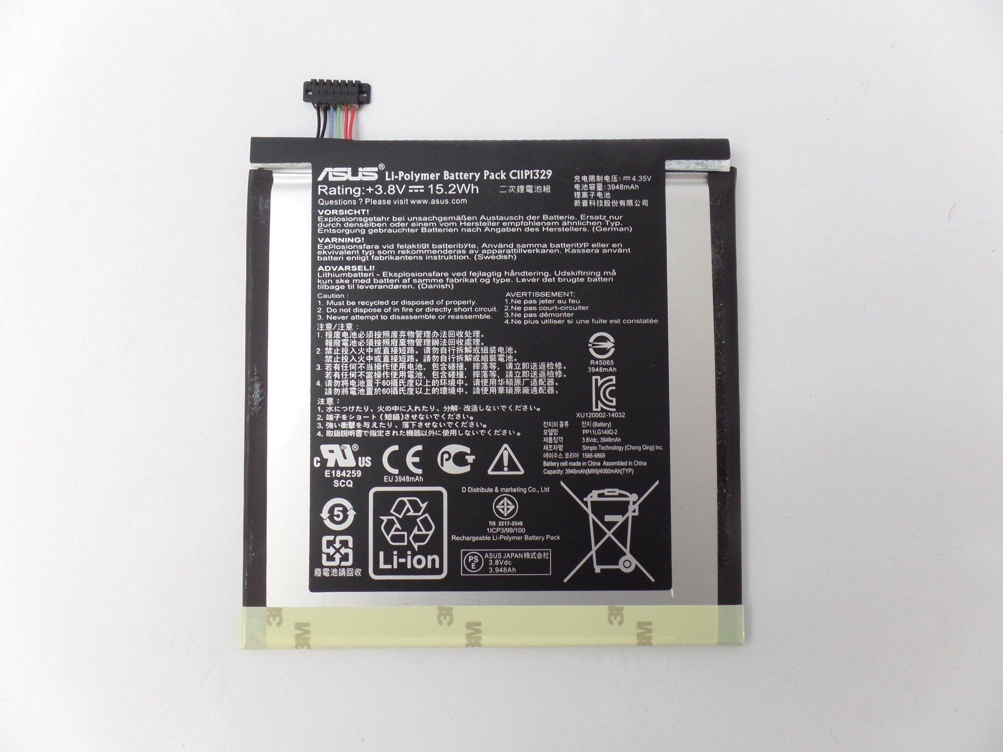 OEM Genuine Battery for Asus Vivo Tab8 K01G C11P1329