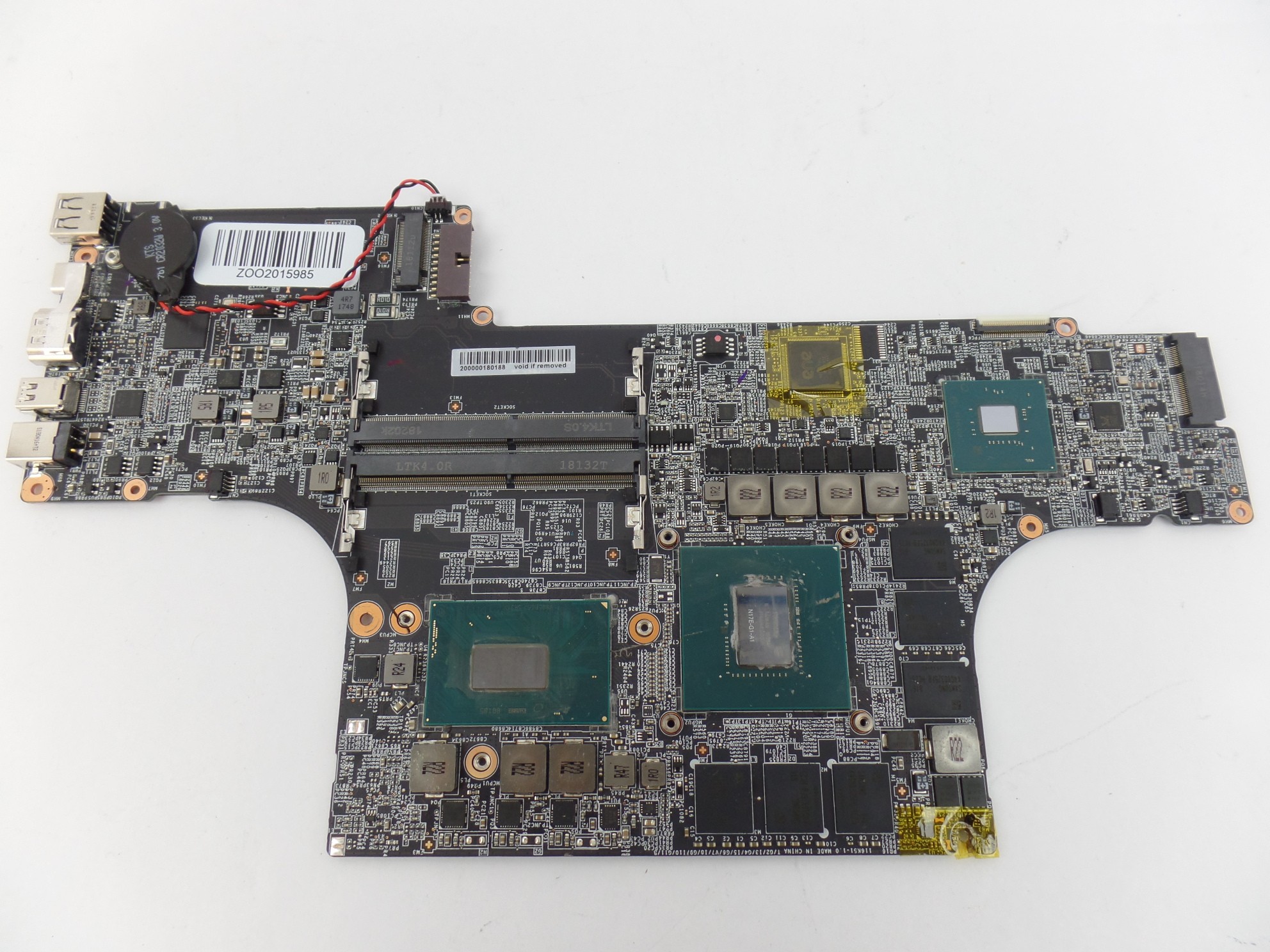 For Parts: OEM Motherboard i7-8Gen fits MSI GS63 Stealth 8RE-010US