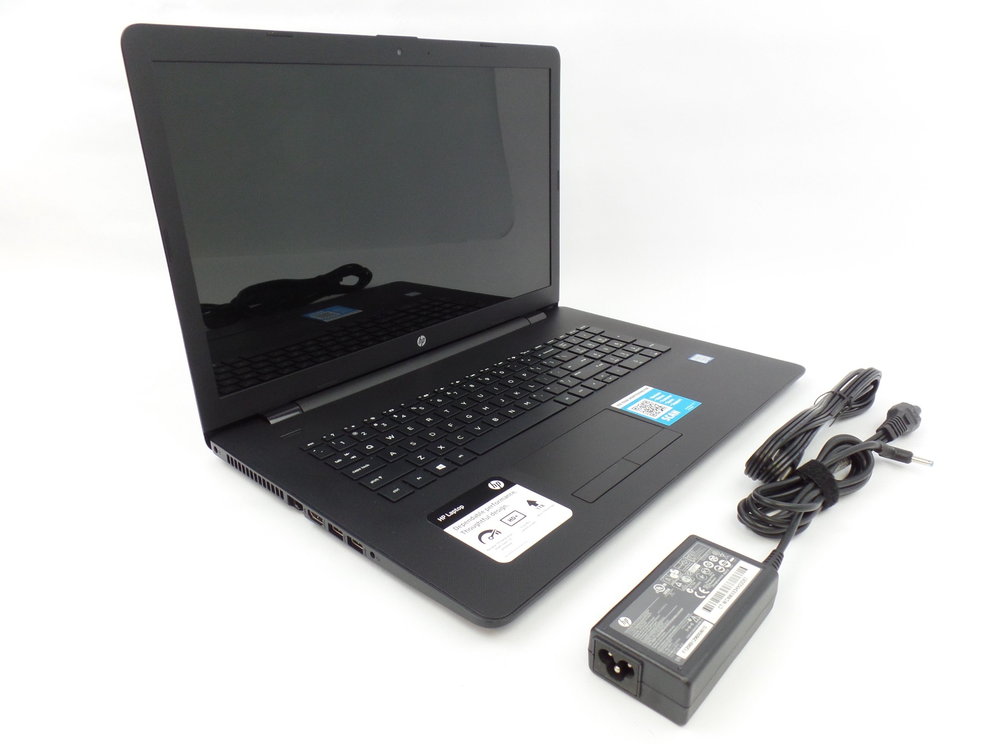 HP 17-bs011dx 17.3" HD+ Core i5-7200U 2.5GHz 8GB 1TB W10H Laptop 2DQ77UA U