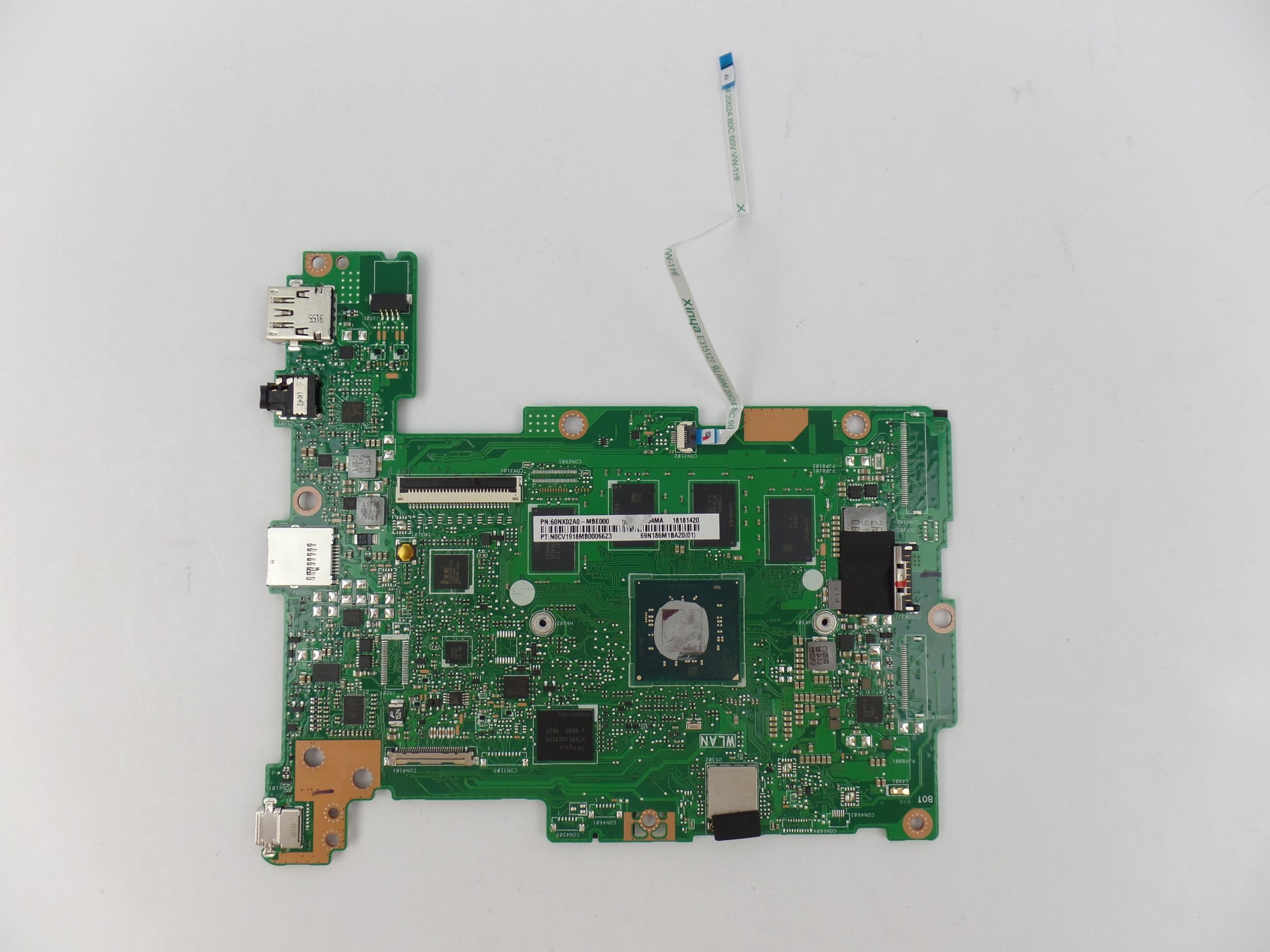 For Parts: OEM Motherboard fits Asus Chromebook C204EE-YS01-GR 60NX02A0-MBE000